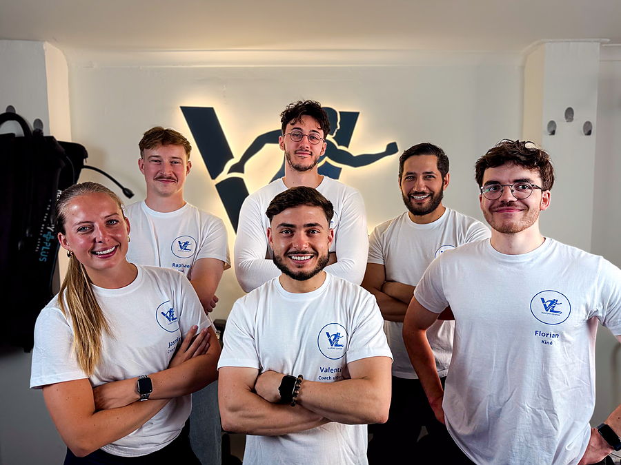 L’équipe de coachs et de kinésithérapeutes du VLSport Center à Wavre